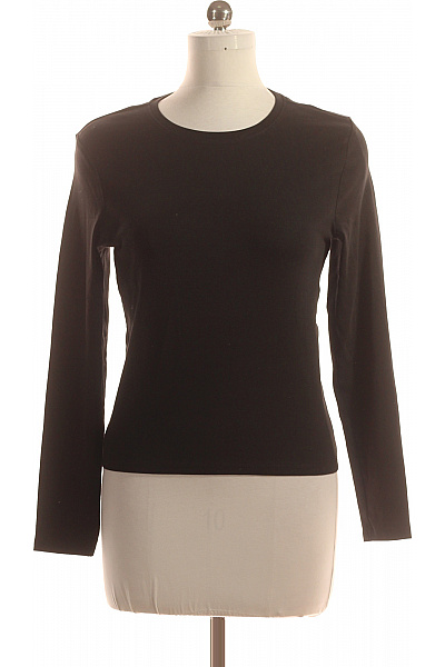 Jednoduché Dámské Tričko Černé ONLY