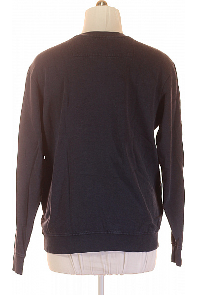 Guess Pánská Mikina Bez Zapínání Modrá Vel. XL