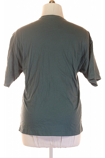 Hollister Jednoduché Pánské Tričko Zelené Vel. M