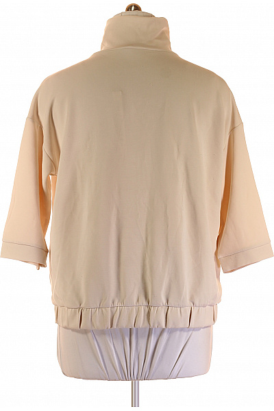 COMMA Dámská Mikina Rozepínací Béžová Vel. 44