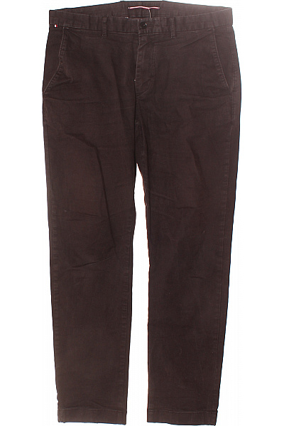 TOMMY HILFIGER Pánské Kalhoty Rovné Černé Vel. 34/32