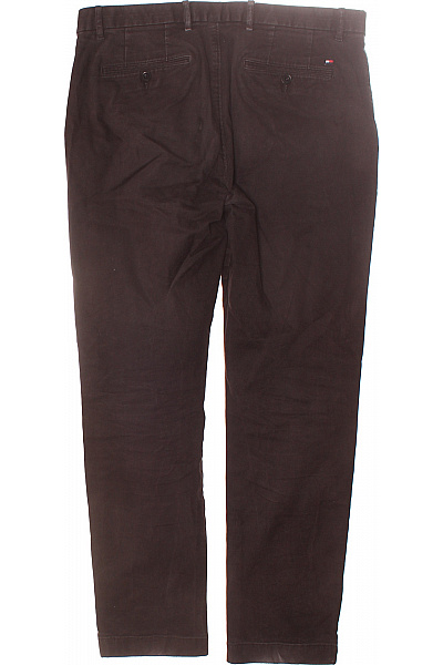 TOMMY HILFIGER Pánské Kalhoty Rovné Černé Vel. 34/32