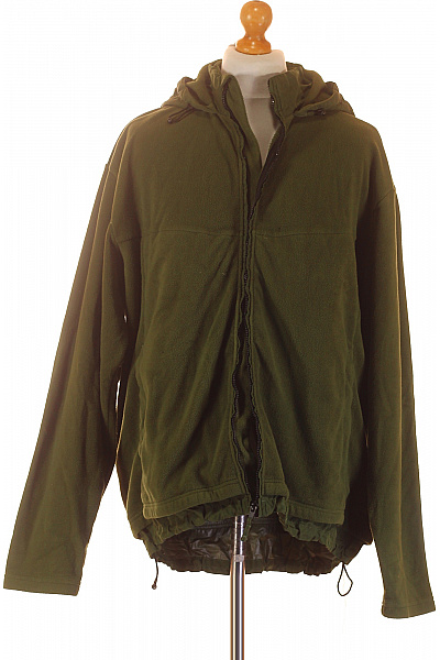 Pánská Mikina Zelená Second Hand