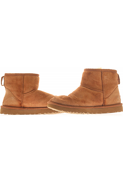 Dámské Válenky Kožené Hnědé UGG Second hand Vel. 40