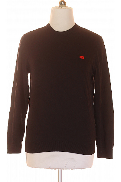 Hugo Boss Pánský Svetr Vlněný Černý Vel. L