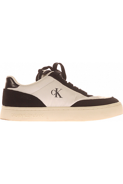 Dámské Boty Kožené Černobílé Calvin Klein Vel. 36