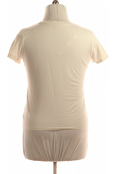 Jednoduché Dámské Tričko Béžové Calvin Klein Vel. XL