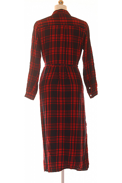 Pepe Jeans Košilové  Šaty Červené Second hand Vel. M