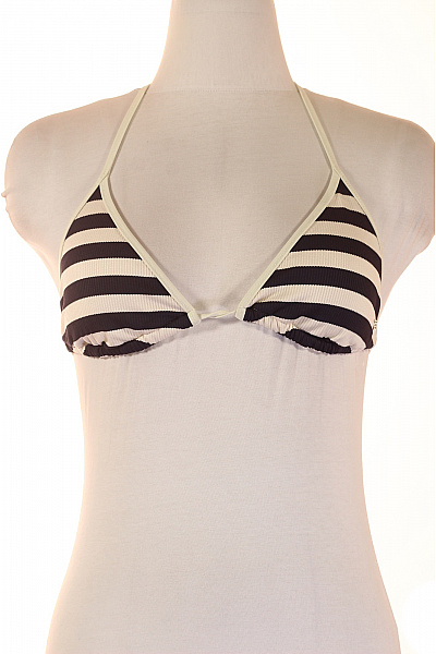 dámské pruhované trojúhelníkové bikiny za krk | Unimoda | obrázek 2