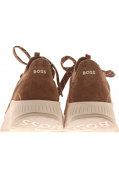 Dámské Boty Kožené Hnědé Hugo Boss Vel. 40