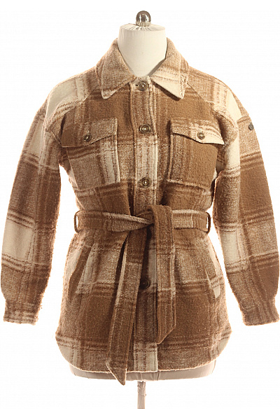 DreiMaster Krátký Dámský Kabát Béžový Vel. L