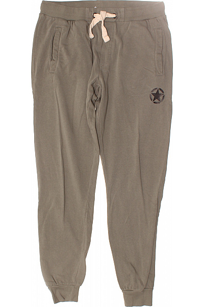 Jeep Pánské Tepláky Zelené Vel. M