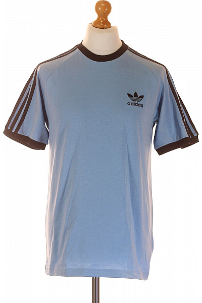 Pánské Tričko Modré ADIDAS Second Hand Vel. M