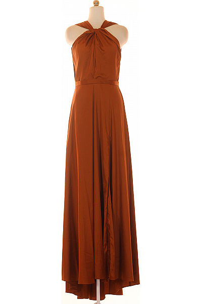 Společenské  Šaty Hnědé Unique Just Be You Vel. 38