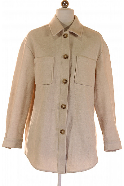 Dámský Kabát Béžový VILA Vel.  XS