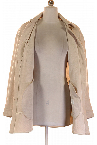 Dámský Kabát Béžový VILA Vel.  XS