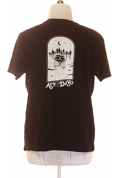 Pánské Tričko Černé Stanley Stella Second hand Vel. XL