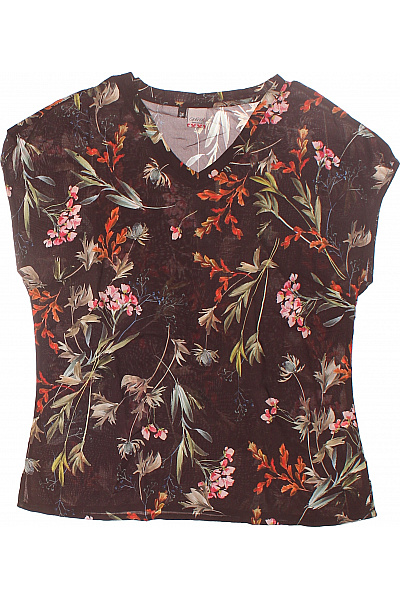 Qiéro! Vzorovaná  Halenka Černá Vel. 36