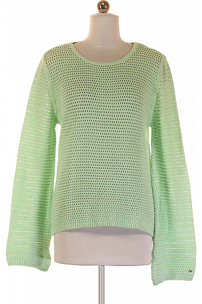 Dámský Svetr Zelený TOMMY HILFIGER Vel. S