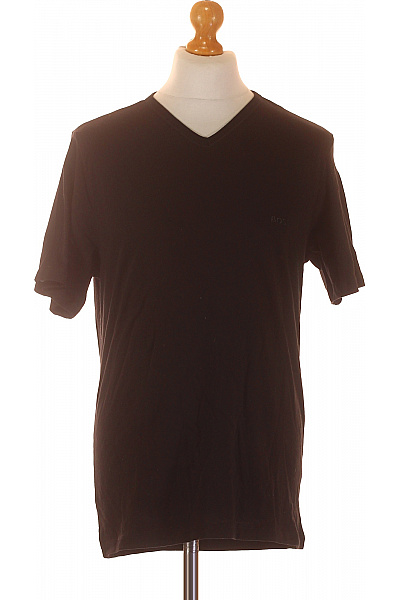 Hugo Boss Jednoduché Pánské Tričko Černé Second Hand