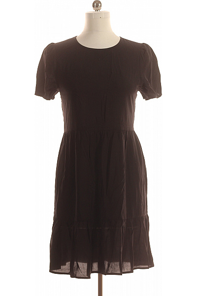 VILA Tričkové  Šaty Černé Vel.  38