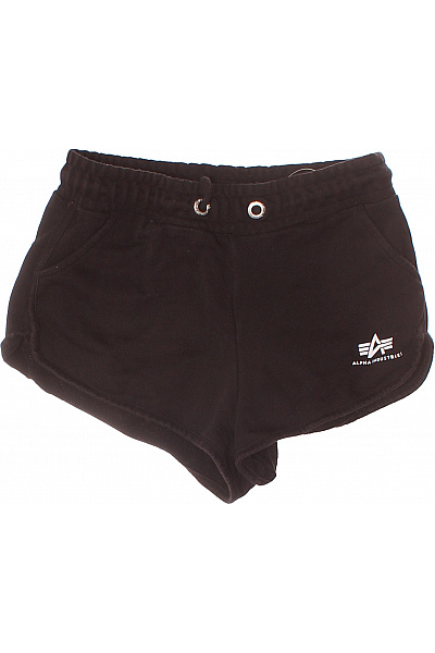Alpha Industries Dámské Kraťasy Černé Vel. S