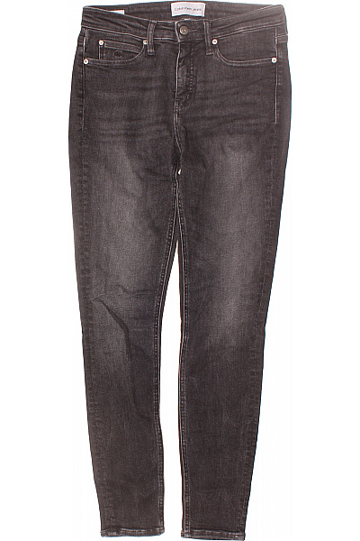Calvin Klein Dámské Džíny Šedé Second Hand Vel. 30/32