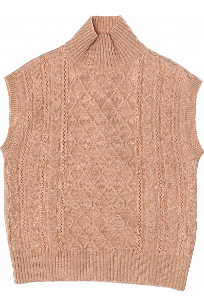 VERO MODA Dámská Vesta Hnědá Second hand Vel. S