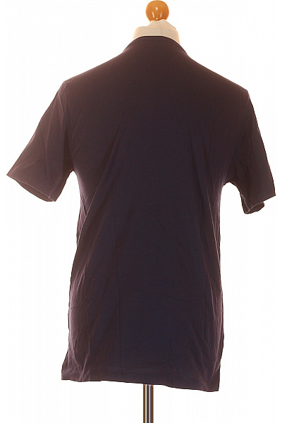 Pánské Tričko Modré Hugo Boss Second hand Vel. L