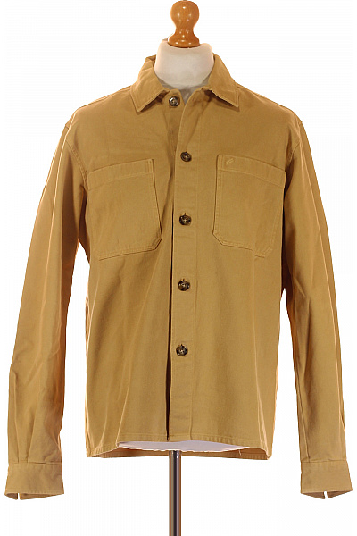 Riflová Pánská Košile Béžová DANIEL HECHTER Vel. M