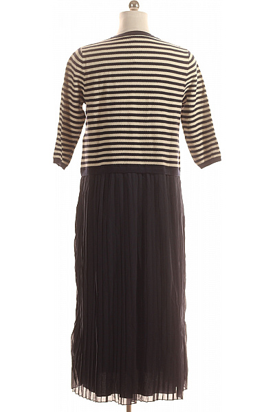 Esprit  Šaty Pletené Modré Vel. L