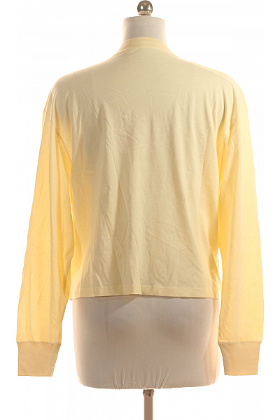 Jednoduché Dámské Tričko Žluté Second hand Vel. 38