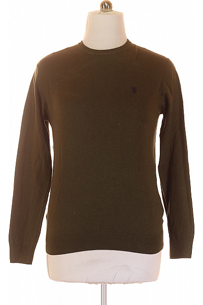 U.S.POLO ASSN. Pánský Svetr Zelený Vel. L