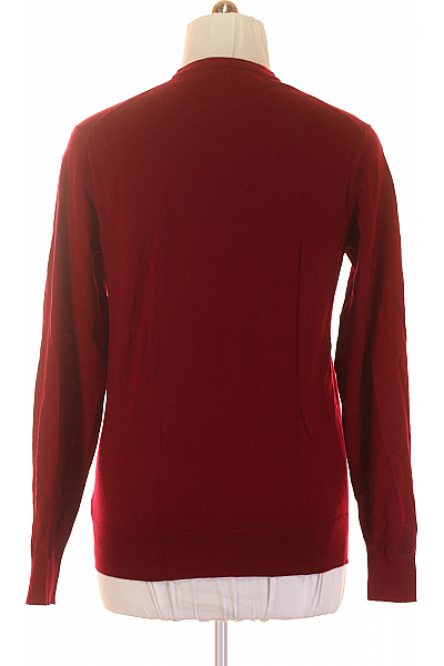 TOMMY HILFIGER Pánský Svetr Vínový Vel. XXL