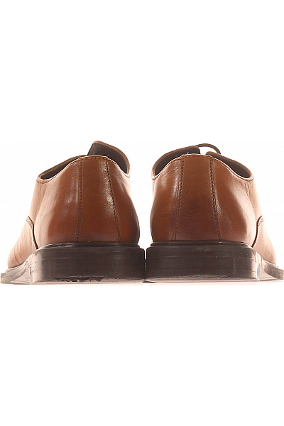 Pánské Polobotky Kožené Hnědé Second hand Vel. 43