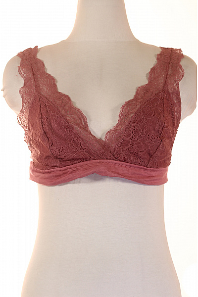 mama licious Růžová krajková braletová podprsenka bez zapínání Velikost L | mama licious | obrázek 2