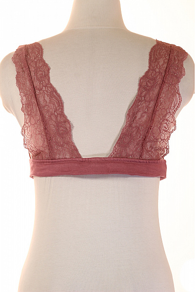 mama licious Růžová krajková braletová podprsenka bez zapínání Velikost L | mama licious | obrázek 3