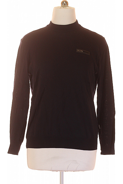 PLEIN SPORT Pánský Pulovr Vlněný Modrý