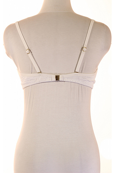 CENSURED Dámská žebrovaná plavková podprsenka push up bílá | CENSURED | obrázek 3