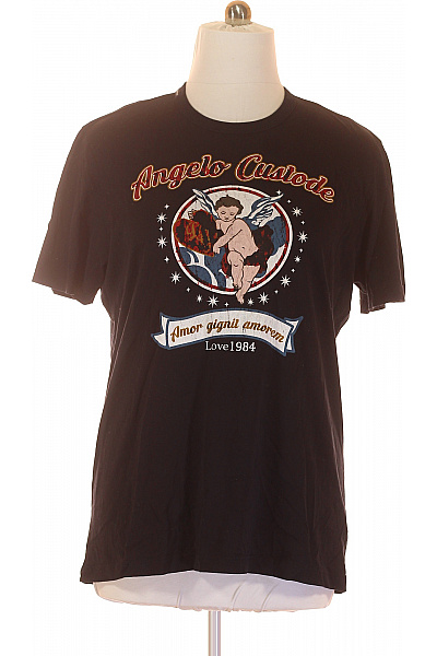 D&G Pánské Tričko Černé Vel. 58