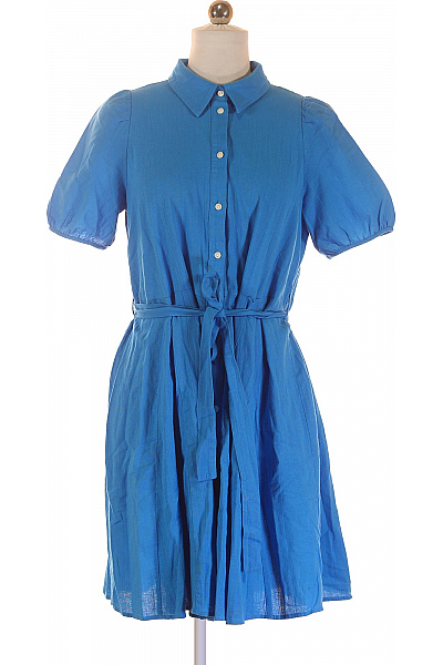 Košilové  Šaty Modré VERO MODA Second hand Vel. XS