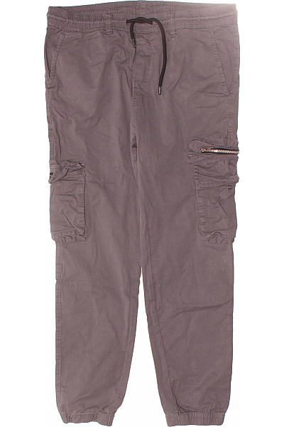 Pánské Kalhoty Šedé Vel. 34