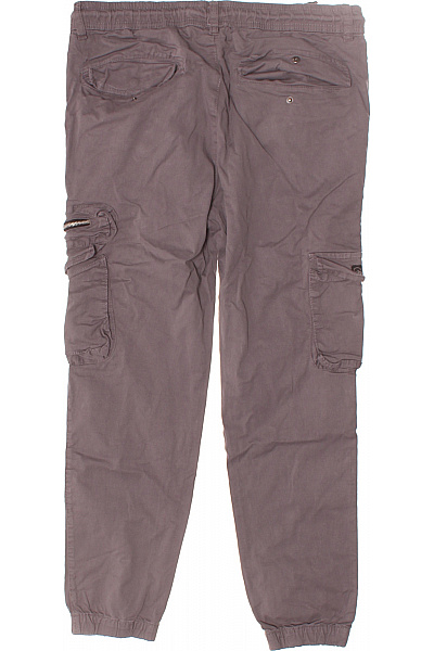 Pánské Kalhoty Šedé Vel. 34