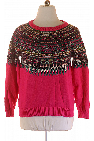 Dámský Svetr Růžový Oui Second hand Vel. 44