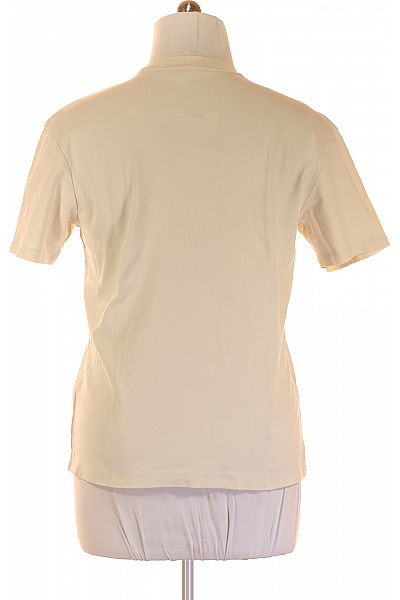 Pánské Tričko s Potiskem Béžové Hugo Boss Vel. M