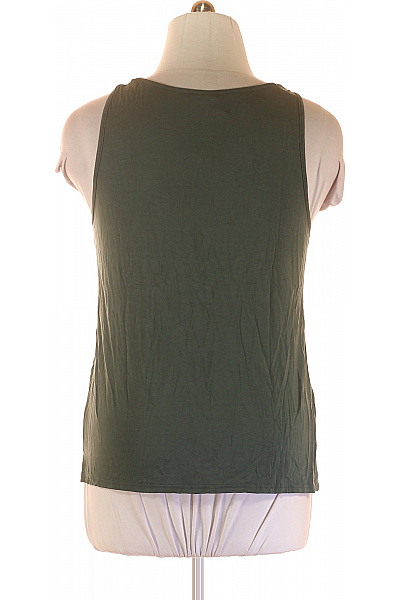 Jednoduché Dámské Tričko Zelené Lascana Outlet