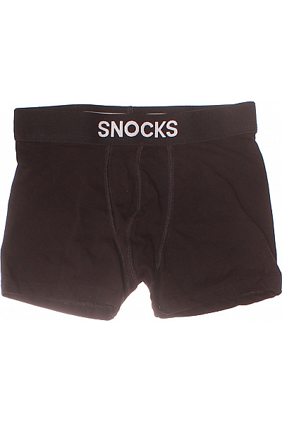 Snocks Pánské Prádlo Černé Vel. M