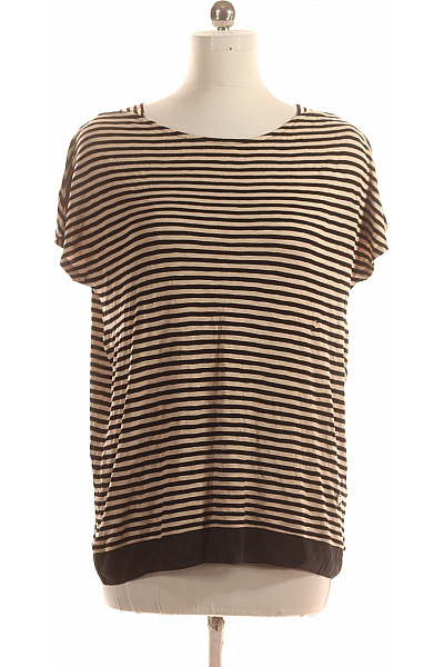 Jednoduché Dámské Tričko Béžové