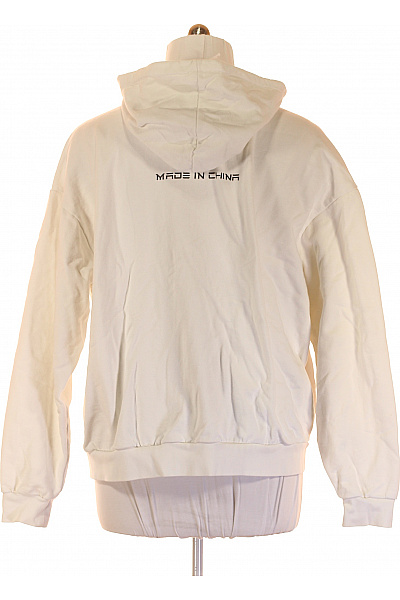 Pánská Mikina Na Zip Bílá Leandro Lopes Vel. XL