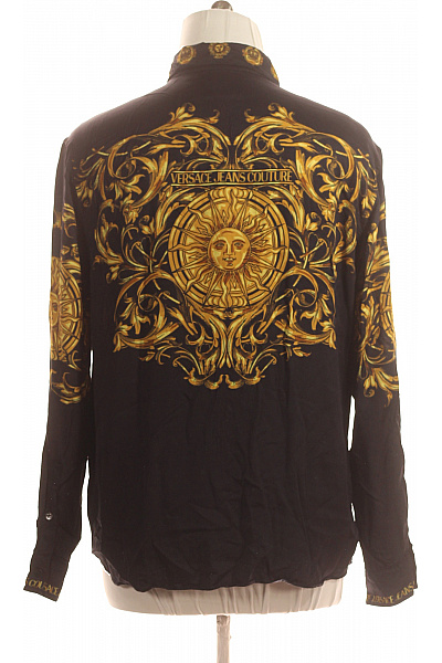 Vzorovaná Pánská Košile Černá VERSACE | VERSACE | obrázek 3